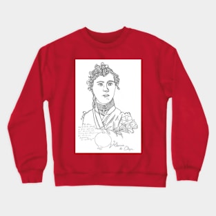 Voltairine De Cleyre a Feminist Crewneck Sweatshirt